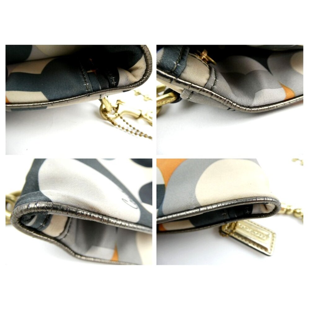 Coach Op Art Foldover Shoulder Bag 12928 - Picture 10 of 14